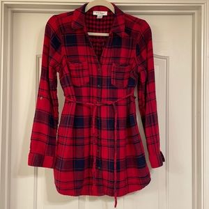 Motherhood Maternity Long Flannel- Medium